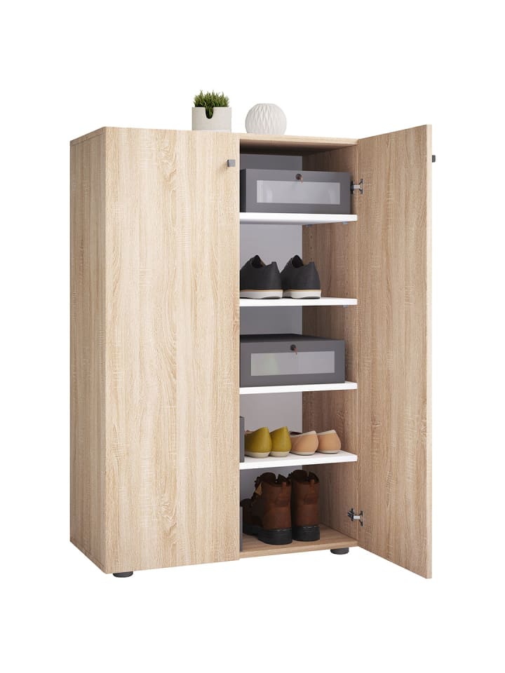 Schuhschrank LonaXL5DT Eiche Eiche 70 x 39 cm