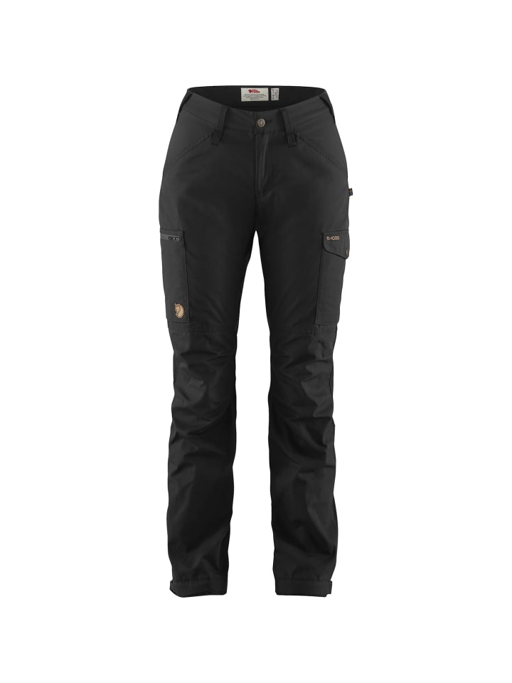 Trekkinghose Kaipak Trousers Curved in Schwarz