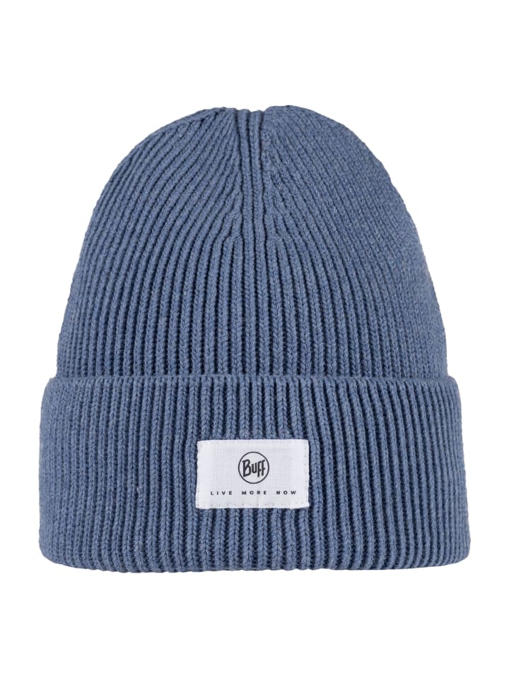 Knitted Beanie Drisk in Blau