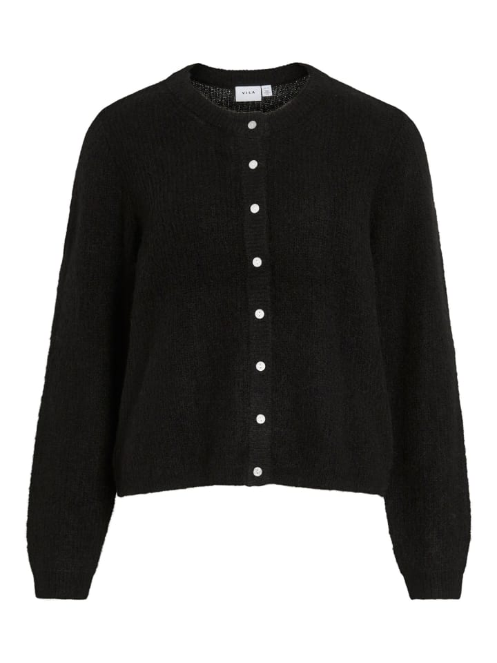 Strickjacke in Black Beauty