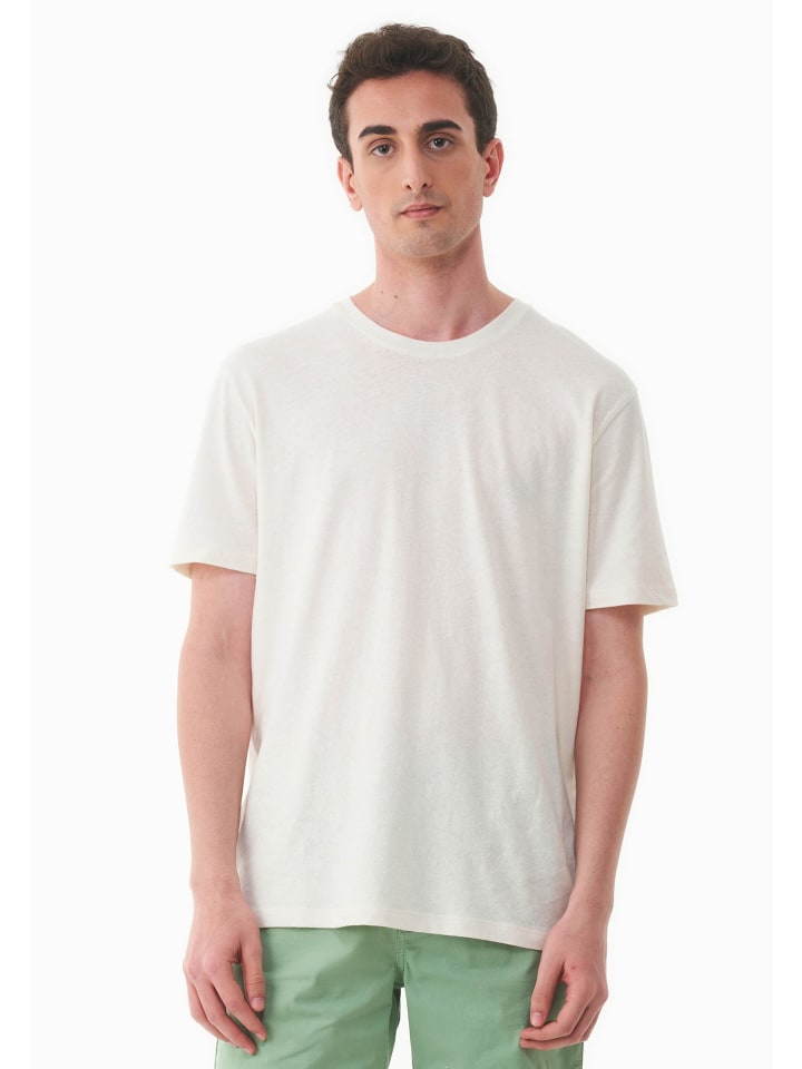 T-Shirt "MOR17804" in Cremeweiß