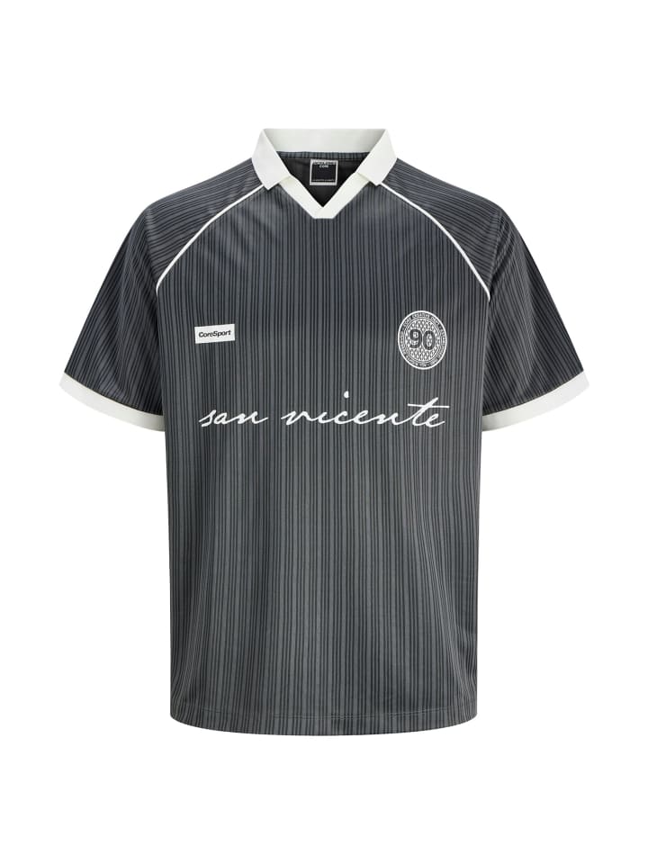 Poloshirt Eterna Football Polo in Dunkelgrau