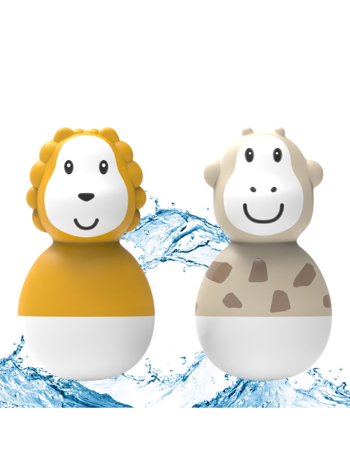 Badezeit Wackelfiguren - Ludo Löwe & Gigi Giraffe