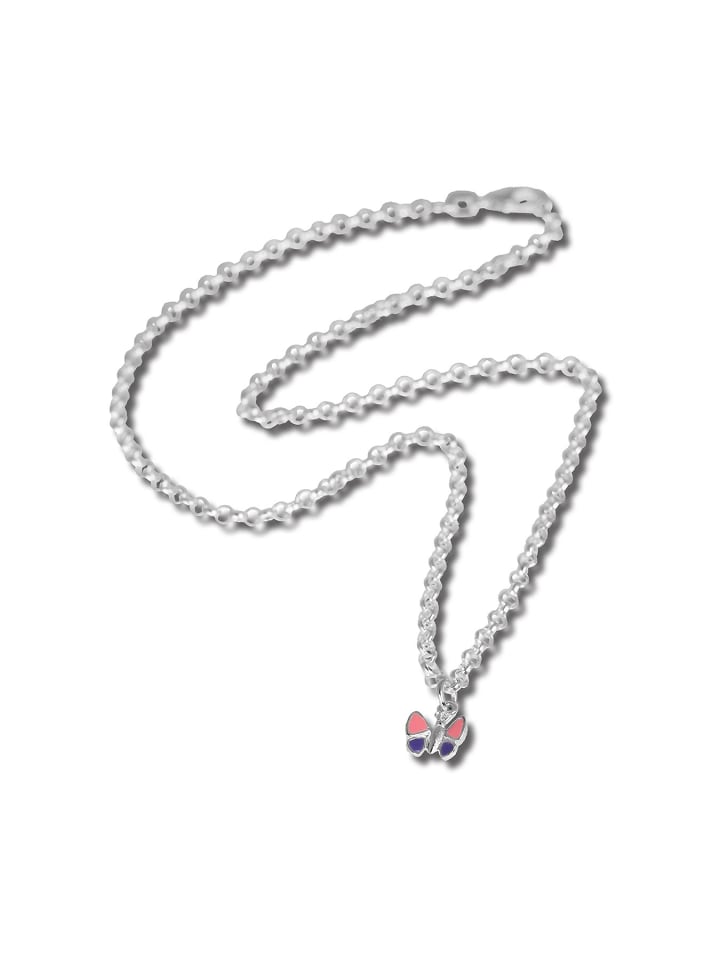 925 Sterling Silber Kinder Teenie-Weenie Silberschmuck Schmetterling ca. 38cm