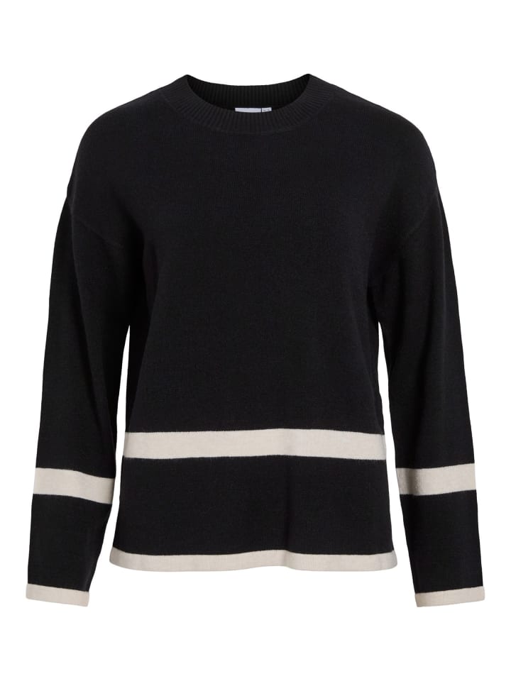 Strickpullover in Black