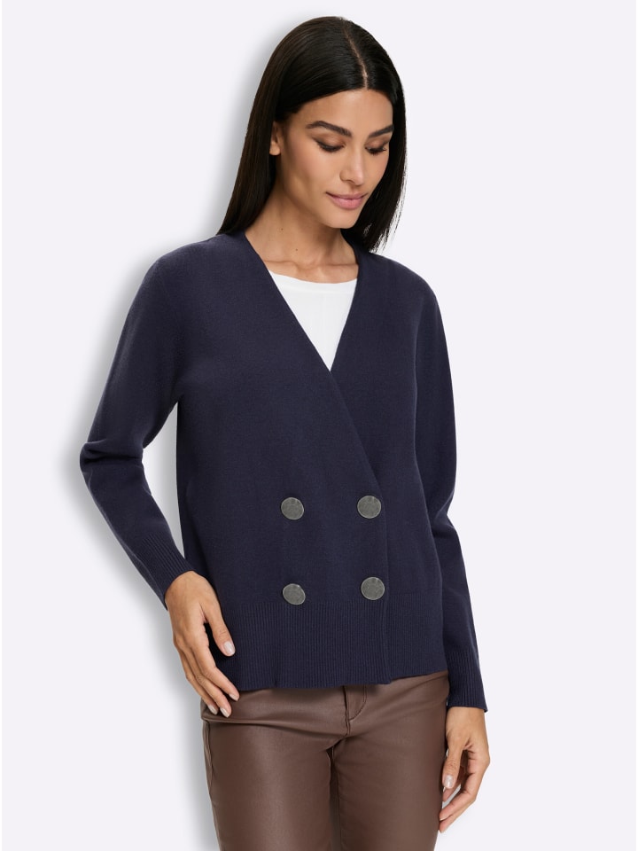 Cardigan in marine