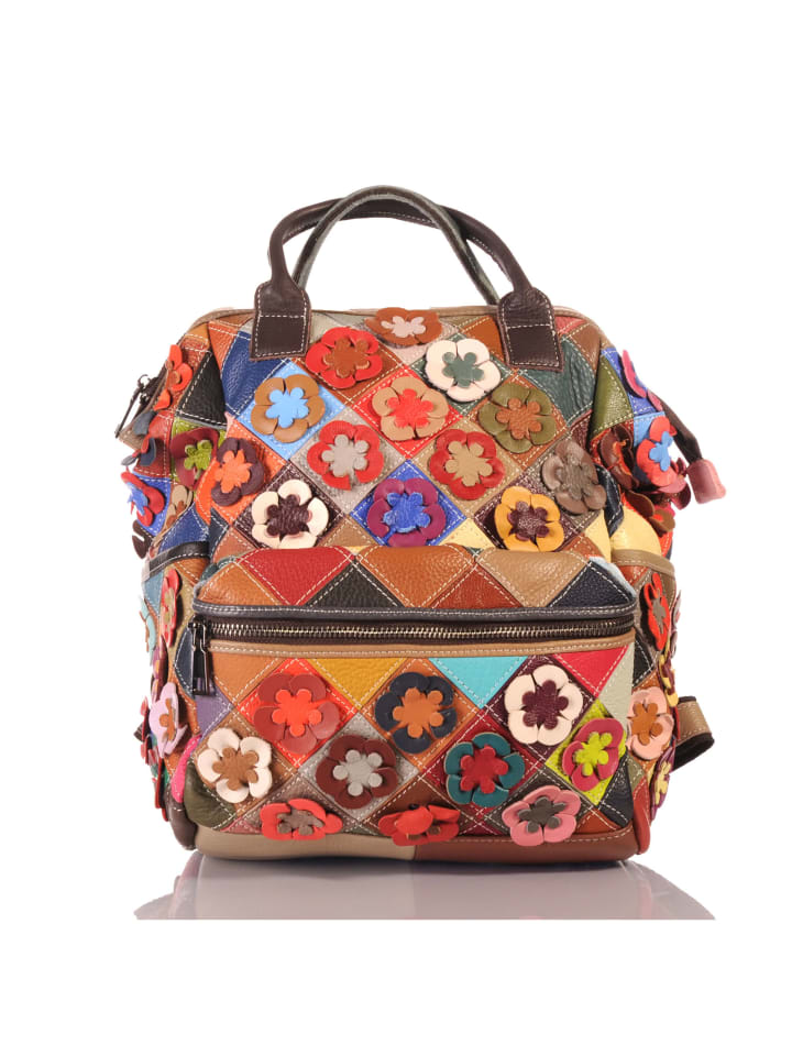 Rucksack in Bunt - Rot