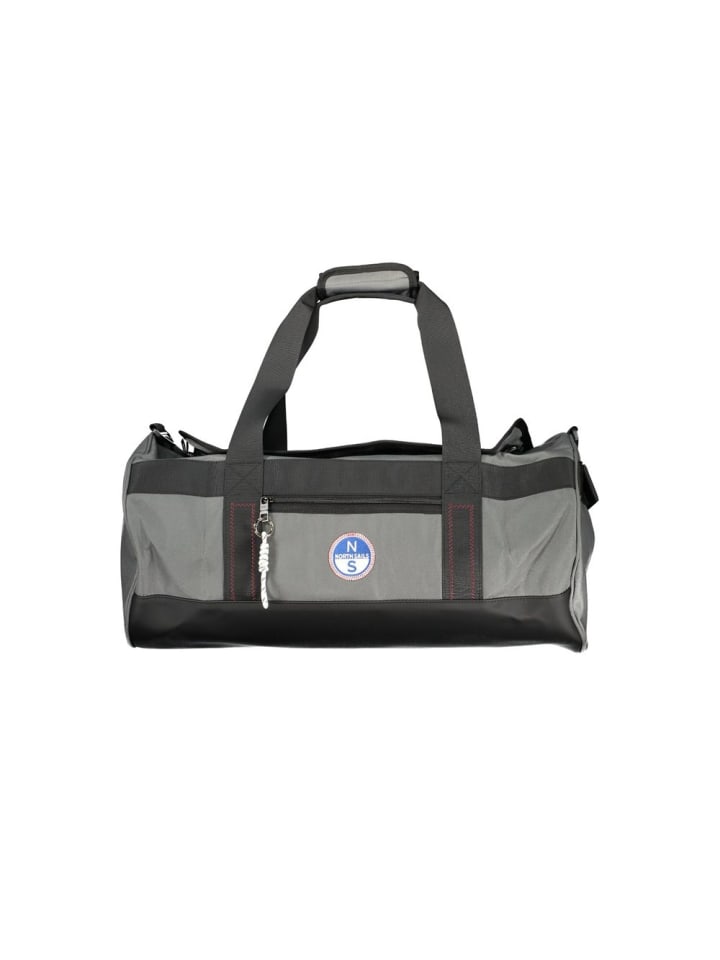Grau Polyester Herren Duffle Tasche