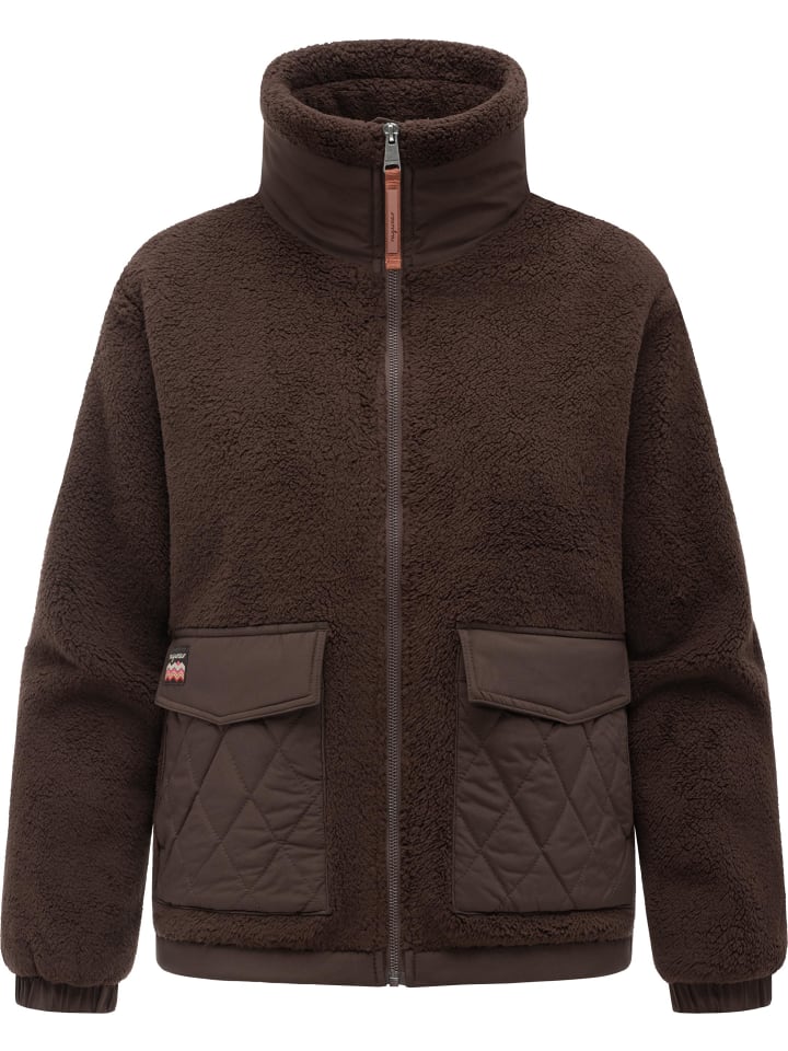 Plüschjacke Arctika Y in Dark Choco