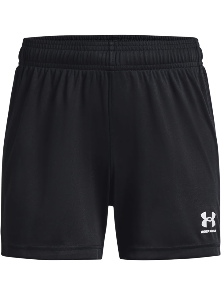 Kinder Sportshort "UA G'S Ch. Knit Short" in Schwarz