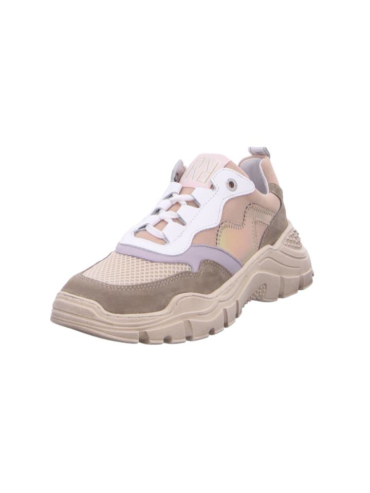 Schnürschuh in beige