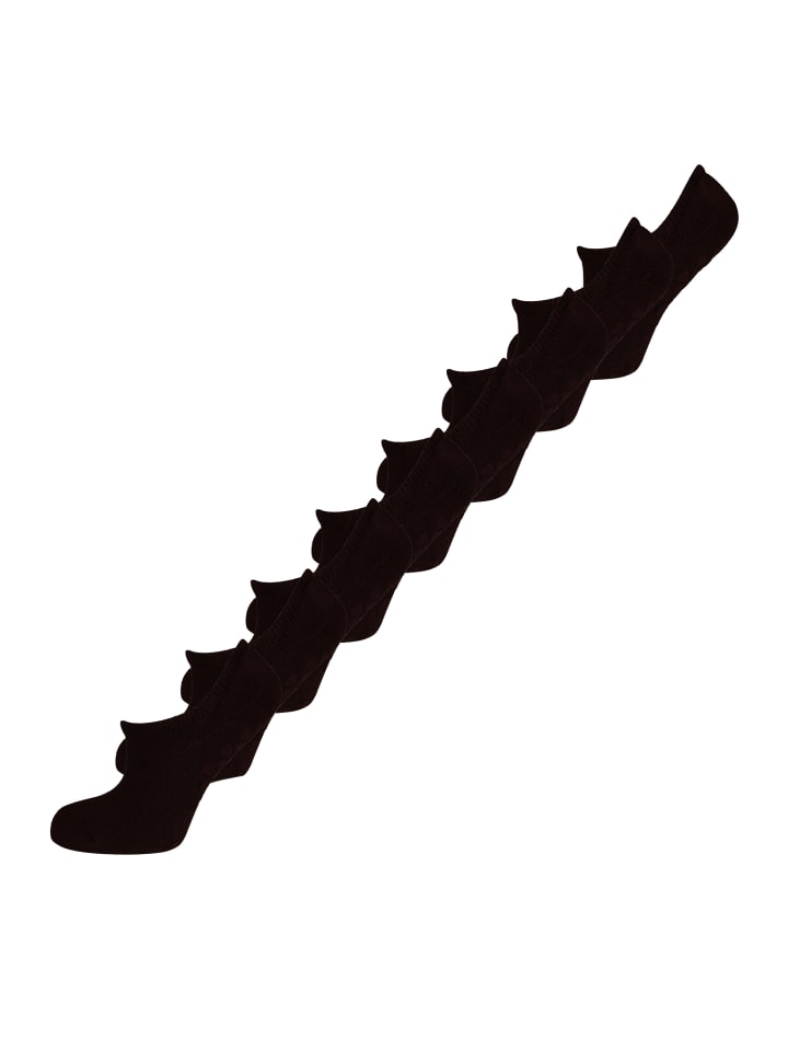 Sneakersocken Fitness Füssling in Schwarz