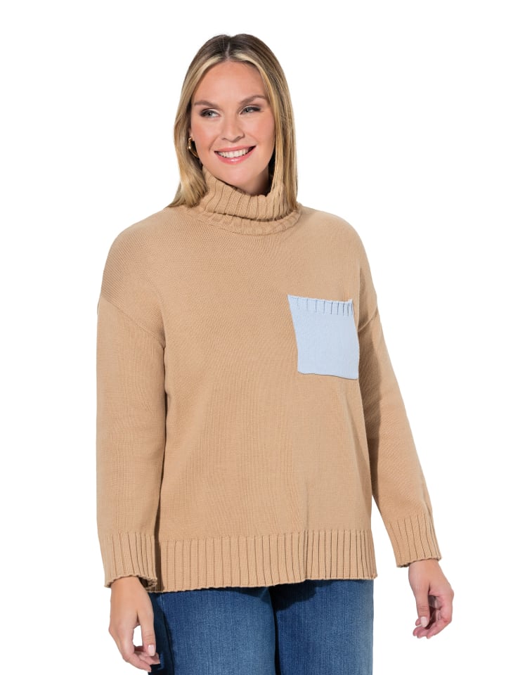 Pullover in karamell