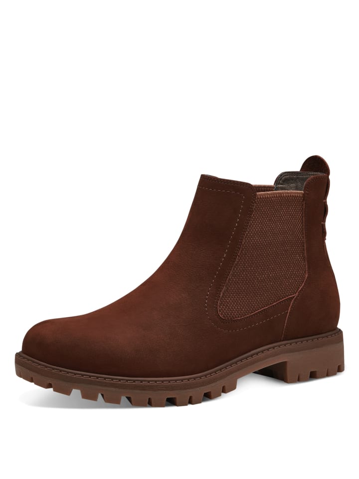Reißverschlussstiefelette in rot