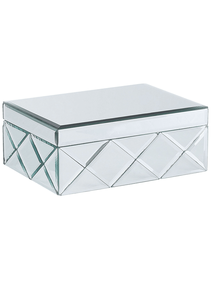 Schmuckkästchen GORRON in Silber - (W) 25 x (H) 11 x (L) 18 cm