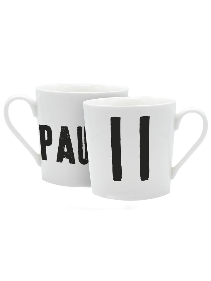 Tasse Pause in Weiß - 350ml
