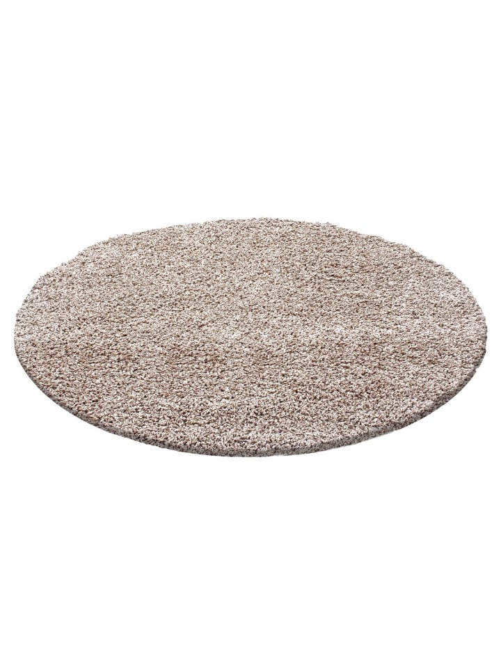 Hochflor Teppich Lux in Beige