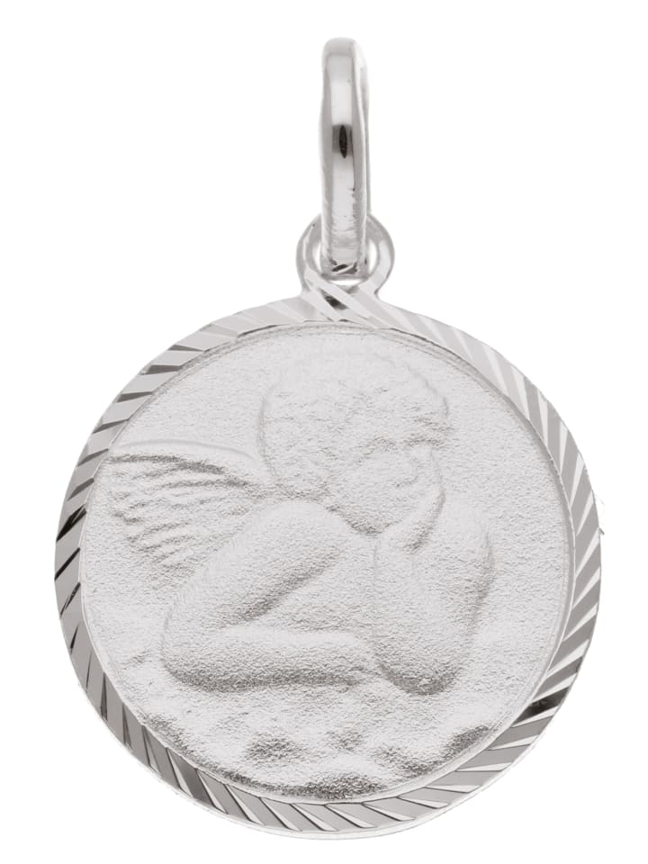 925 Silber Anhänger Amor Ø 12 mm in silber