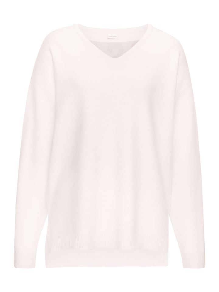 Sweater in wollweiß meliert