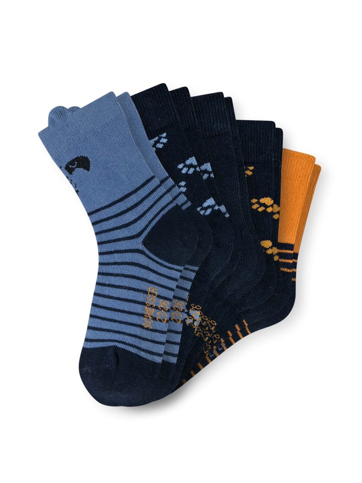 Socken 5er Pack in Blau