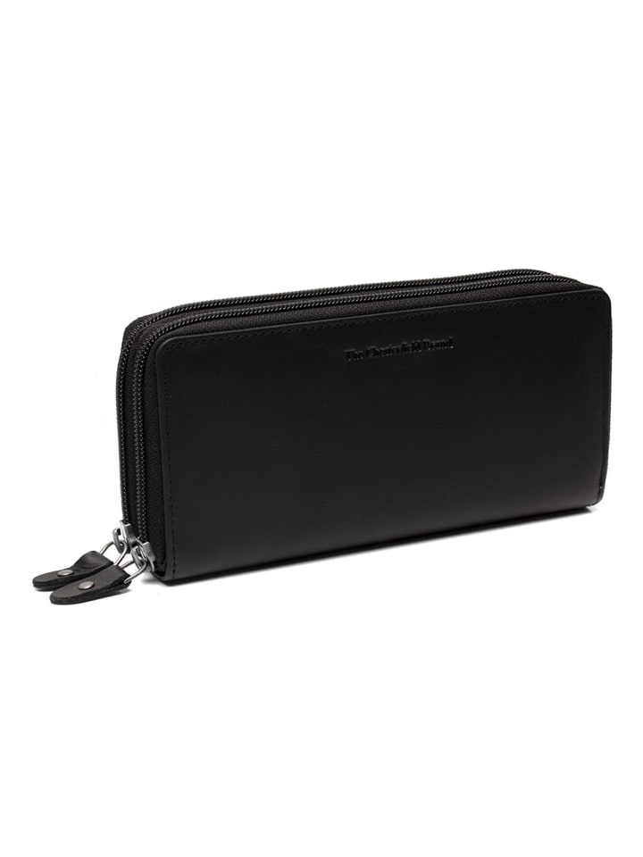 Hadley Geldbörse RFID Schutz Leder 19 cm black