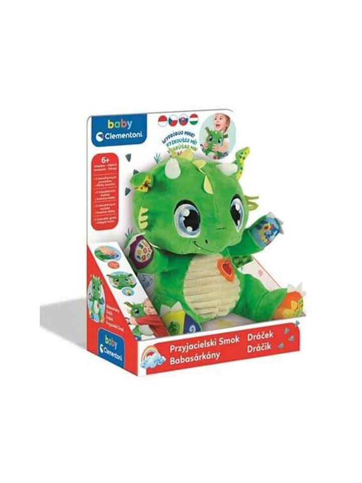 Drachen Smoky Interaktives Baby-Plüschspielzeug Clementoni