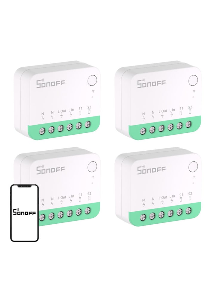 SONOFF MINIR4M (Extreme) Matter Switch 4er-Pack