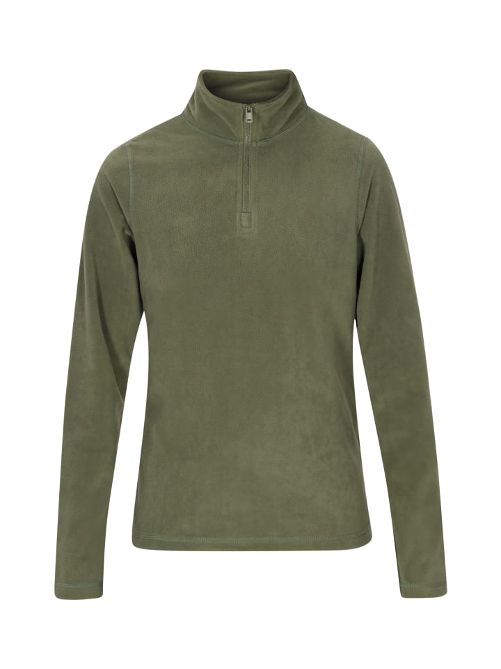 Damen Fleecepullover in Khaki