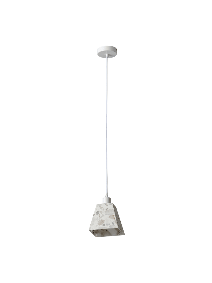 Decor Gleam Pendelleuchte Weight E14 Weiß Terrazzo