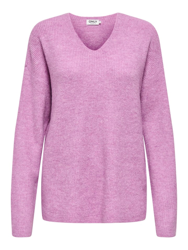 Strickpullover in Mauve Orchid 1