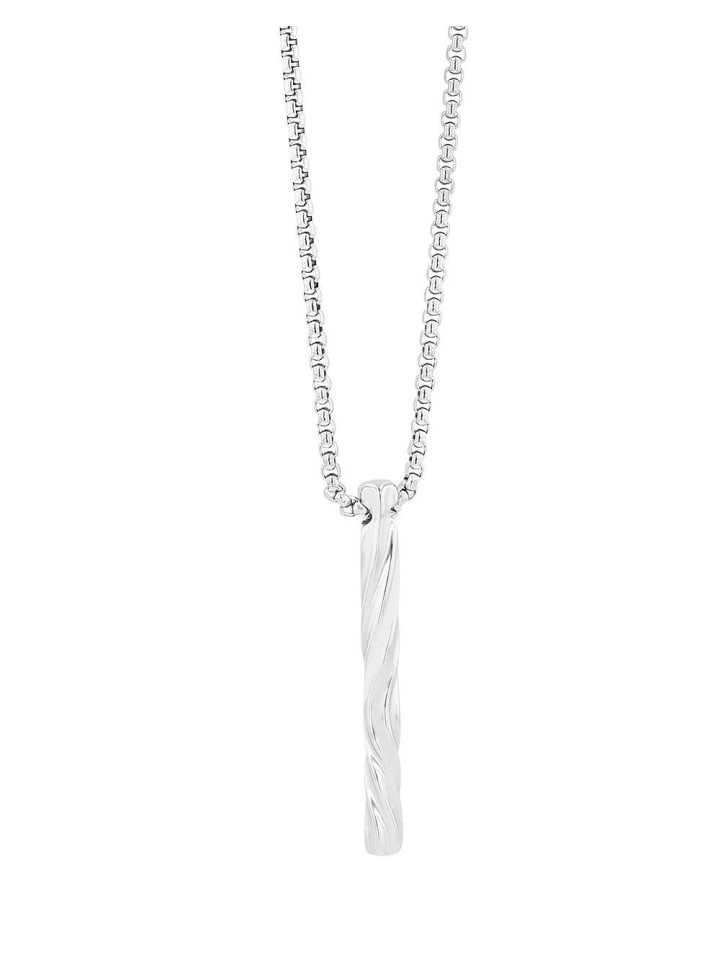 Unisex Halskette mit Anhänger – aus Edelstahl in silber