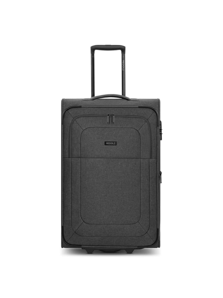 Essentials 12 2 Rollen Trolley M 67 cm mit Dehnfalte black