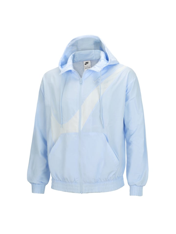 Sportjacke mit Kapuze in blau