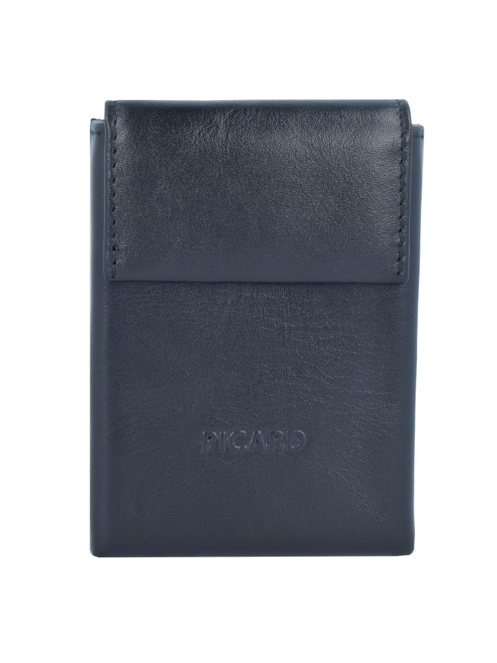Apache Kreditkartenetui Leder 7 cm schwarz
