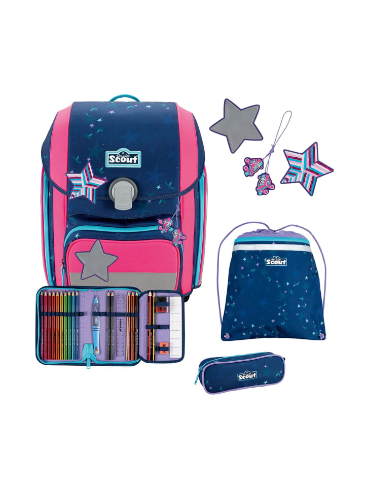 Genius Schulranzen-Set 4-teilig Pretty Star