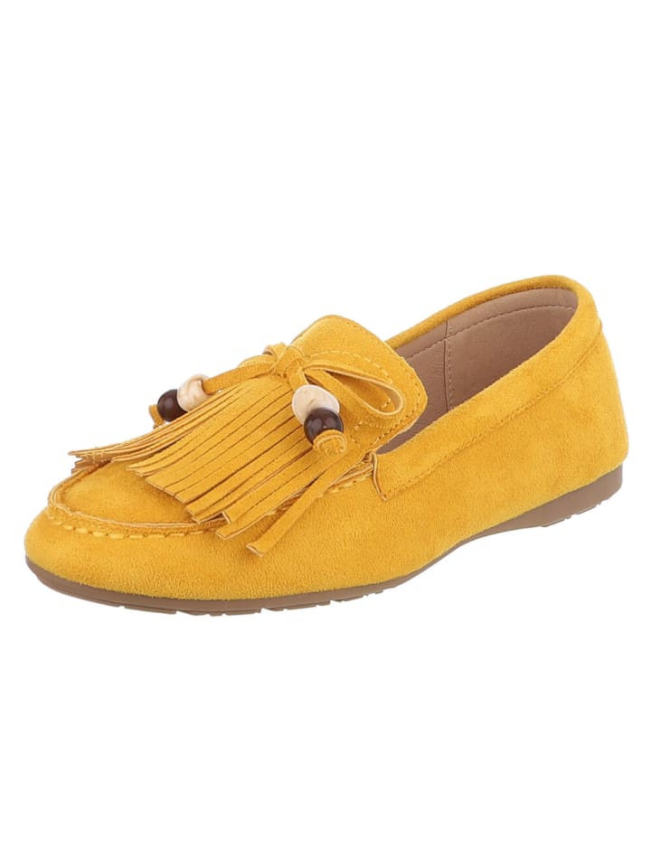 Halbschuh in Gelb