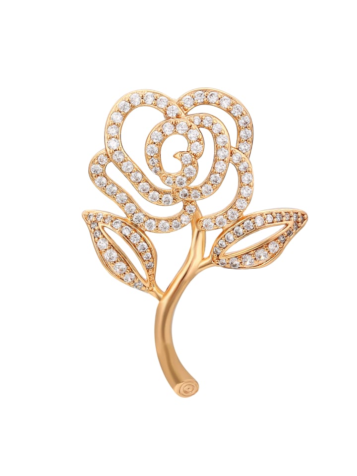 Women Brooch in Gold