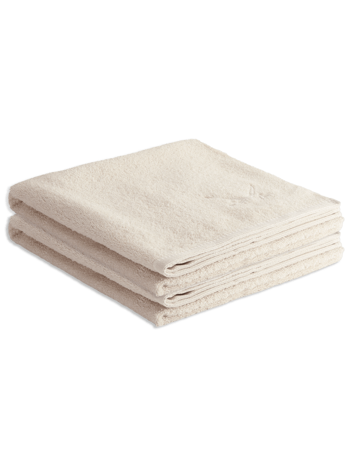 2er Duschtuch-Set „Frottier-Kollektion Classic“, 70x140 cm in Sand