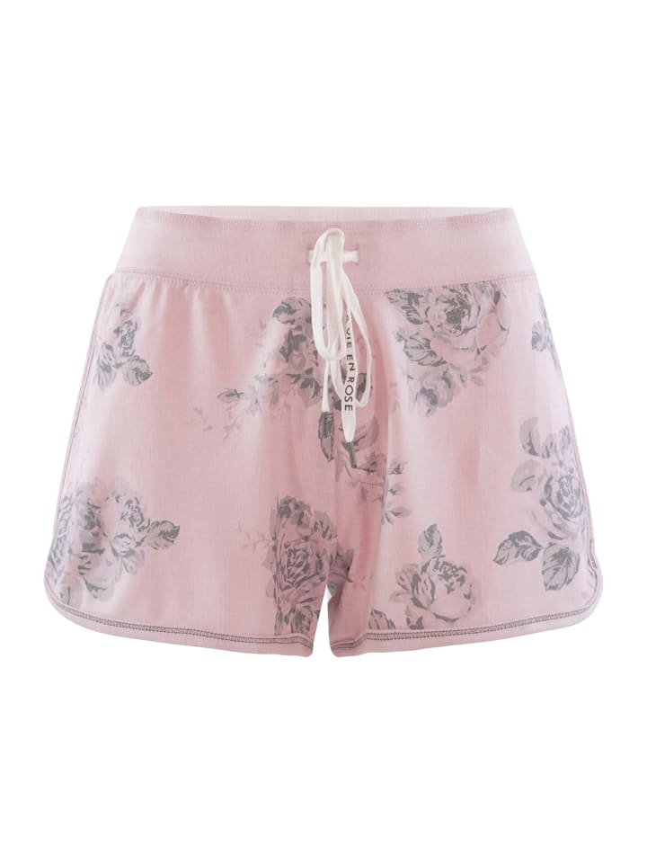 Pyjamashorts La Vie en Rose in Pink