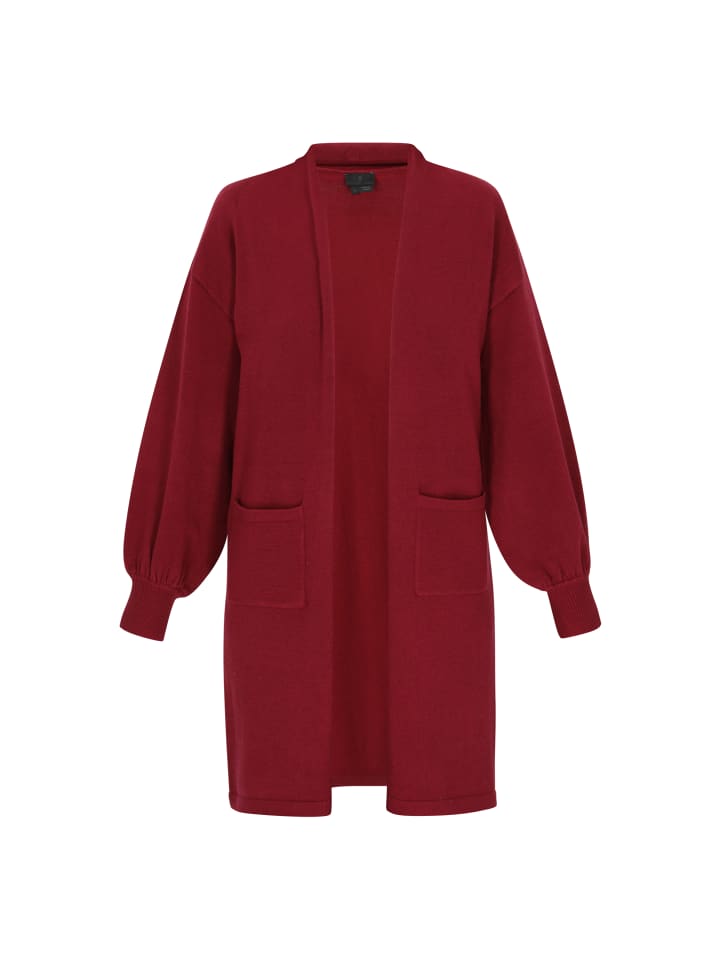 Women Cardigan in burgundy