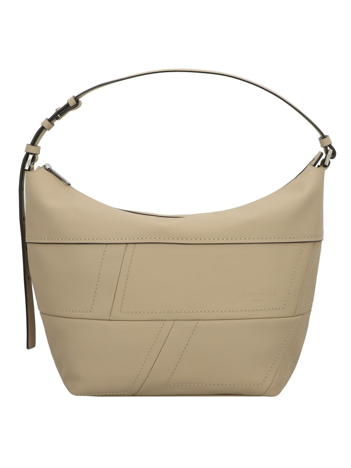 Edda Shopper Tasche Leder 26 cm stone
