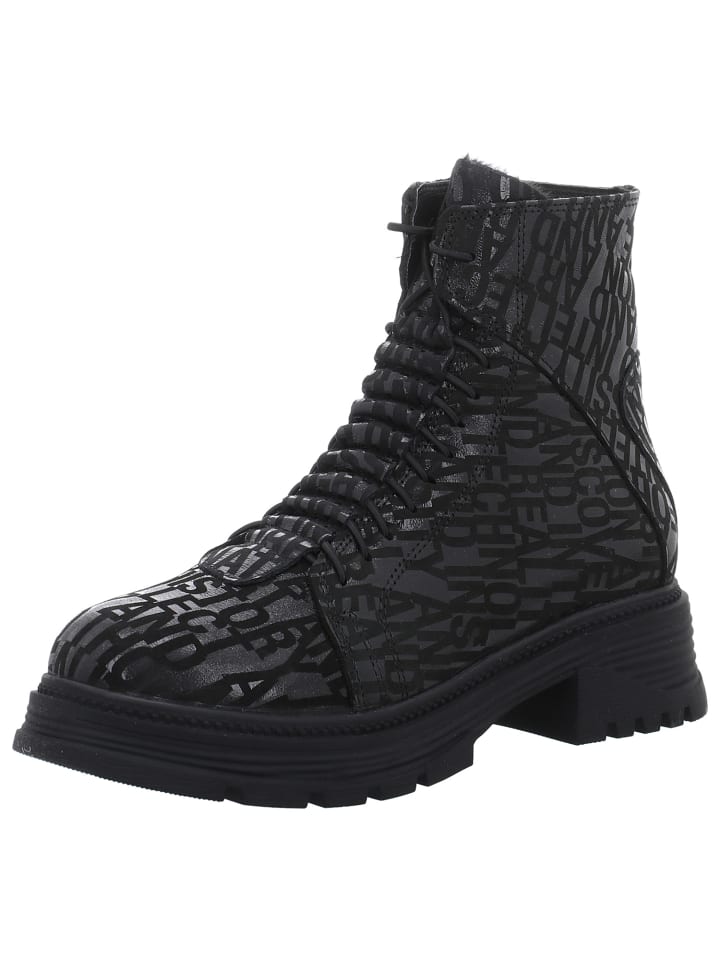 Stiefelette in schwarz