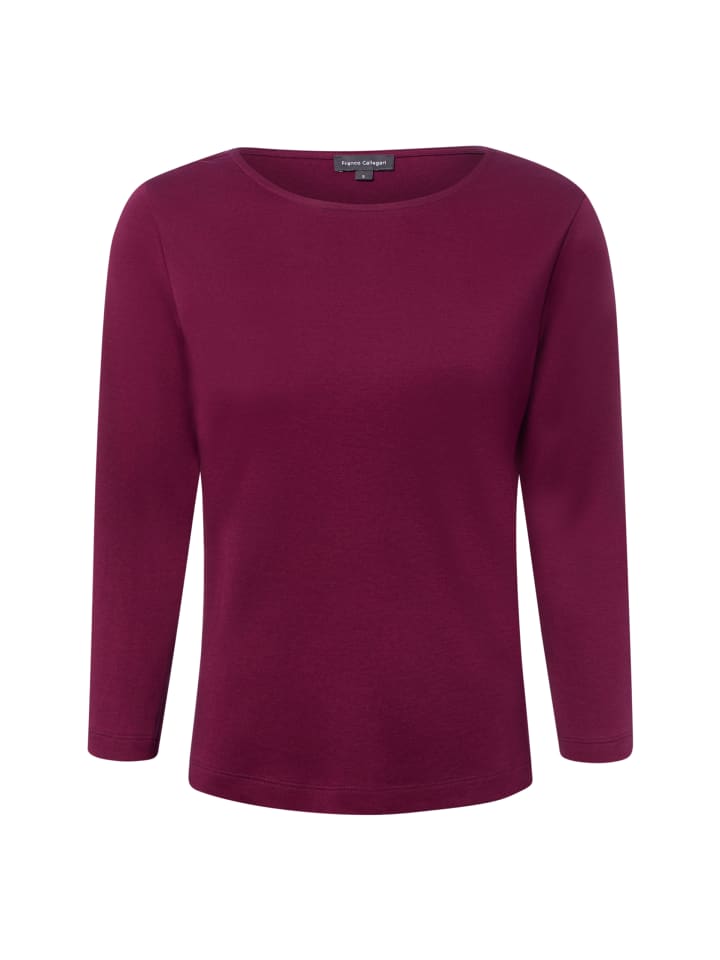 Shirt in aubergine
