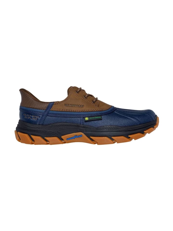 Sportliche Slipper in Blau