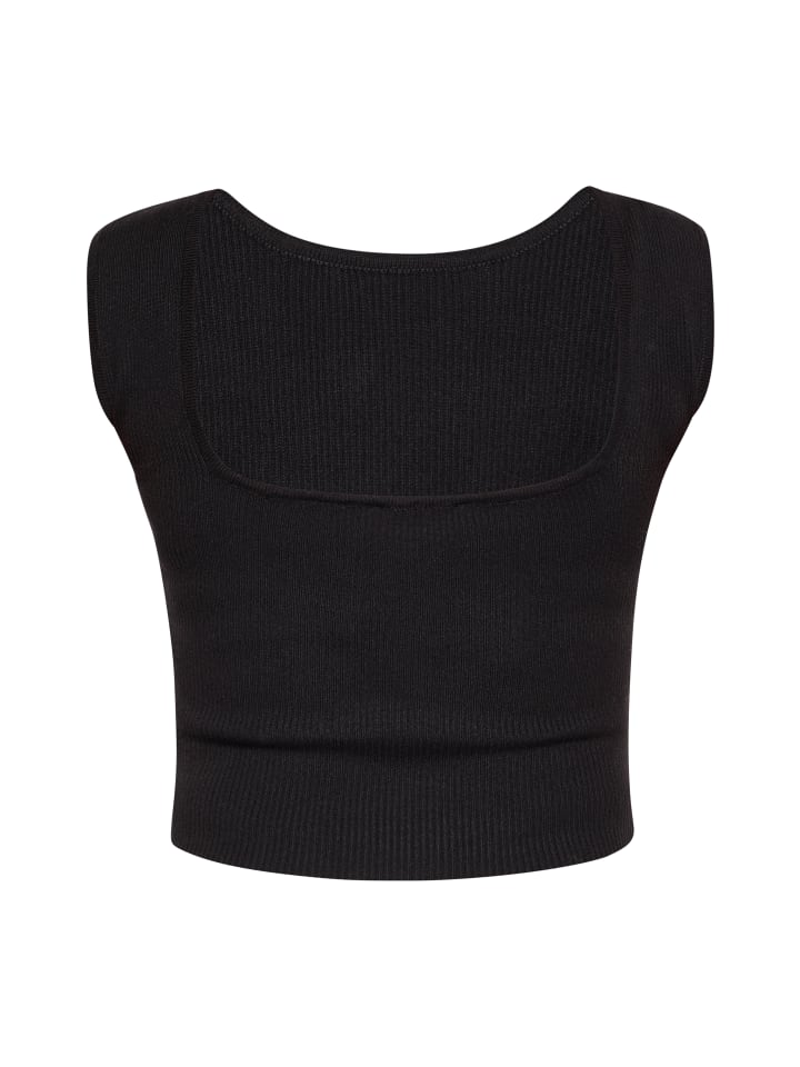 Damen Crop-Top in Schwarz