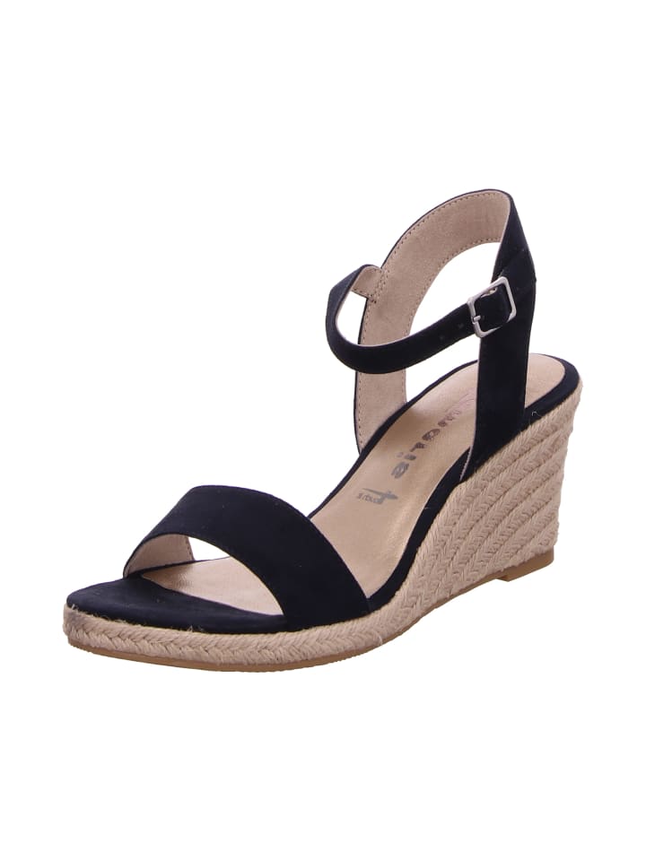 Keilsandalette in blau