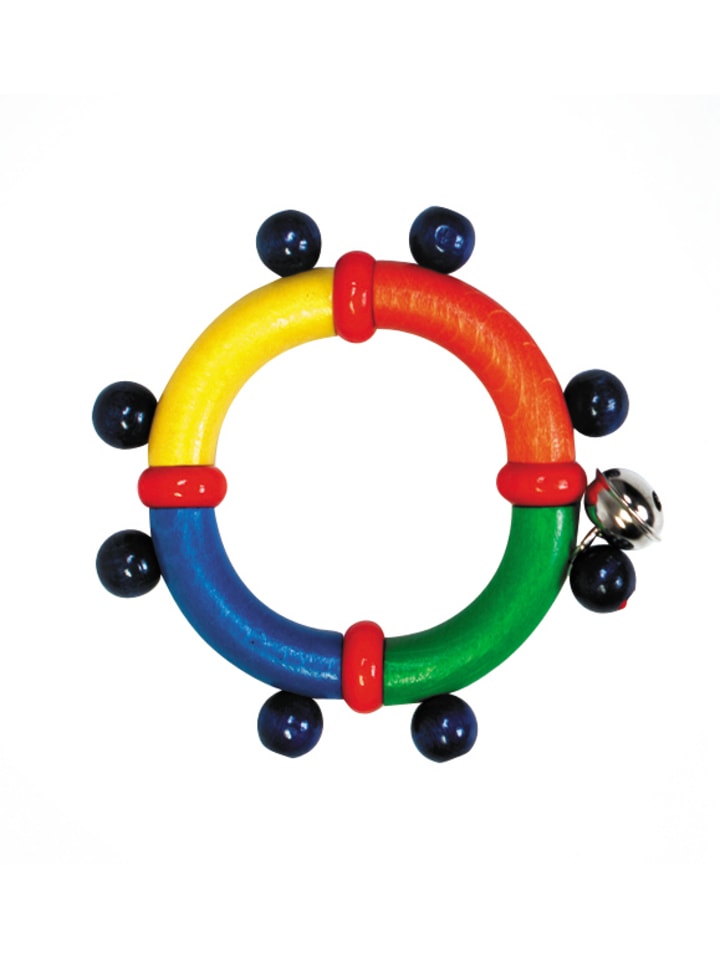 Holzrassel "Motorik Ring" in Bunt