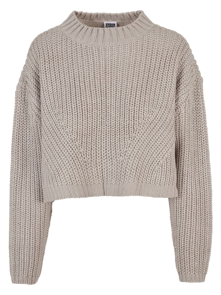 Crew Neck Jumper in warmgrey