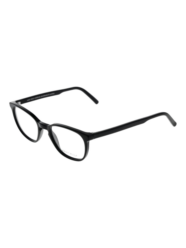 Unisex Optische Fassungen Rund Schwarz