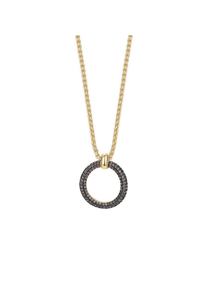 Halskette mit Anhänger in Gold – (L)42cm